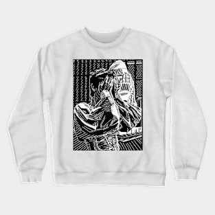 Eyes Closed Crewneck Sweatshirt